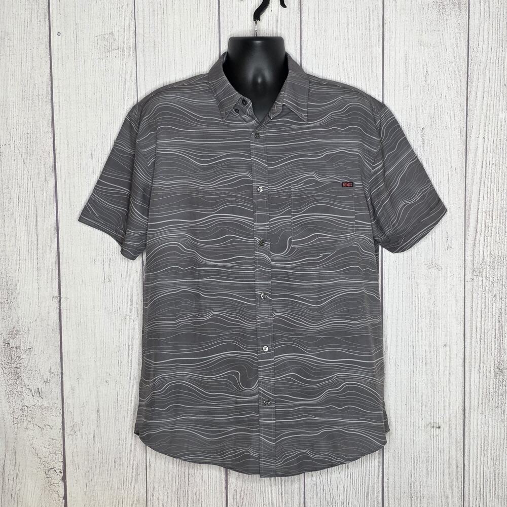 RSVLTS Star Wars Mandalorian Beskar Steel KUNUFLEX Button Up Shirt - XL